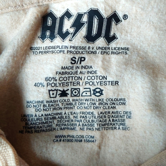 AC-DC hoodie - Picture 3 of 3